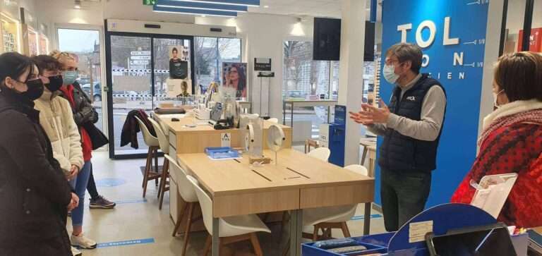 Mission Locale - Visite Atol les opticiens